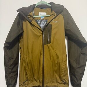 Columbia Green & Brown Omni Heat Jacket